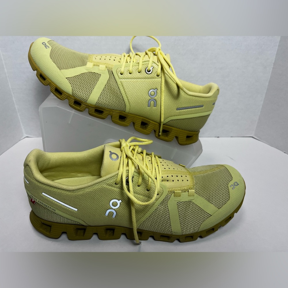 On Cloud X Women’s Size 10.5 Running Shoes Glade Citron Yellow Helion Training - Picture 6 of 16